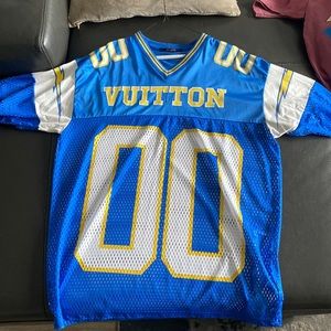 Louis Vuitton 2022 spring summer sports jersey in Sax Blue